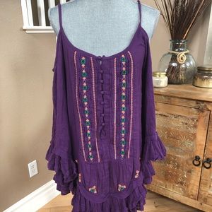 Free People Cold Shoulder Tunic Dress